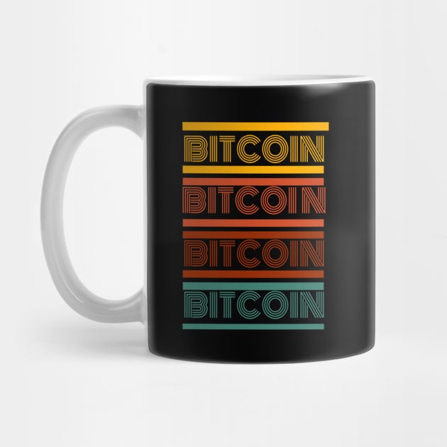 Bitcoin Retro Vintage Typography by RedSparkle 